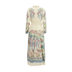 Etro White Cotton Casual Dress