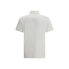 Etro White Cotton Polo Shirt