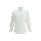 Etro White Linen Dress Shirt