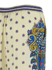 Etro White Viscose Casual Pants - IT42