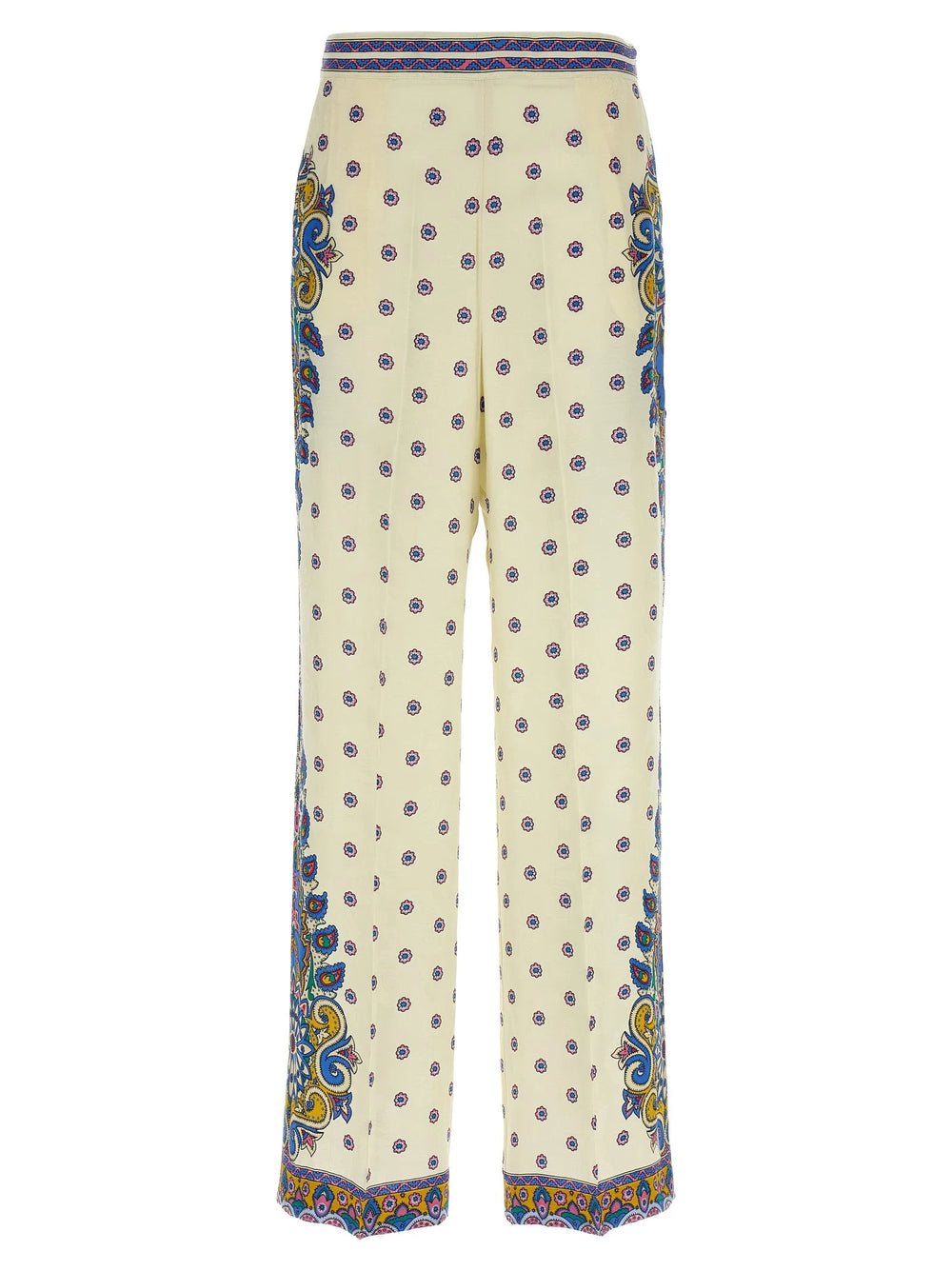 Etro White Viscose Casual Pants - IT42