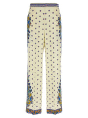 Etro White Viscose Casual Pants - IT42