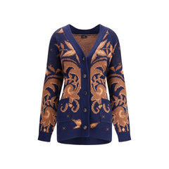 Etro Wool jacquard Cardigan - IT42 | L - Cardigans