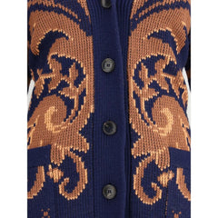 Etro Wool jacquard Cardigan - IT42 | L - Cardigans