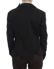 Exte Black Stretch Single Breasted Blazer Jacket - Coats & Jackets