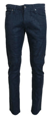 Exte Blue Cotton Tapered Slim Fit Men Casual Denim Jeans - IT48 | M - Jeans