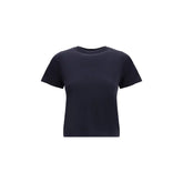 Extreme Cashmere Blue Cotton Top - One Size - T-Shirts