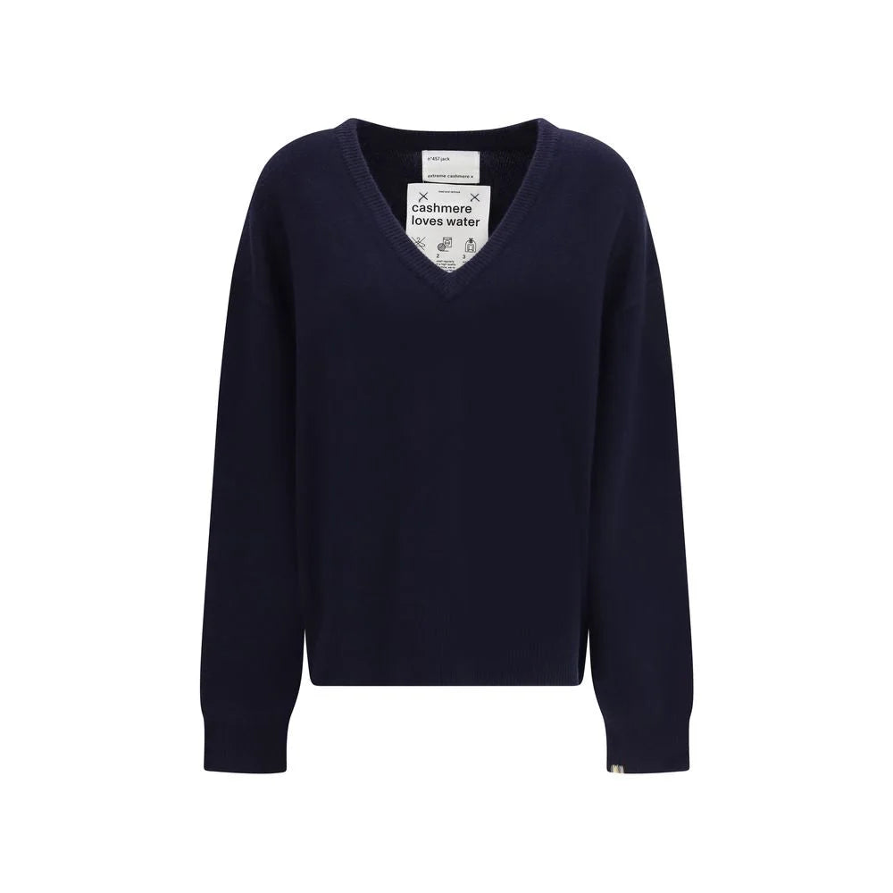Extreme Cashmere Blue Cashmere Sweatshirt - One Size