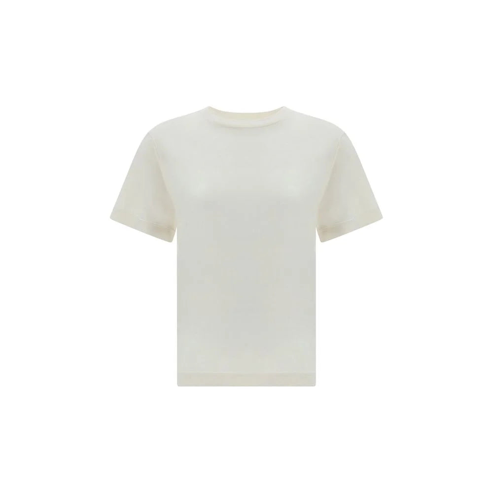 Extreme Cashmere White Cotton Top - One Size