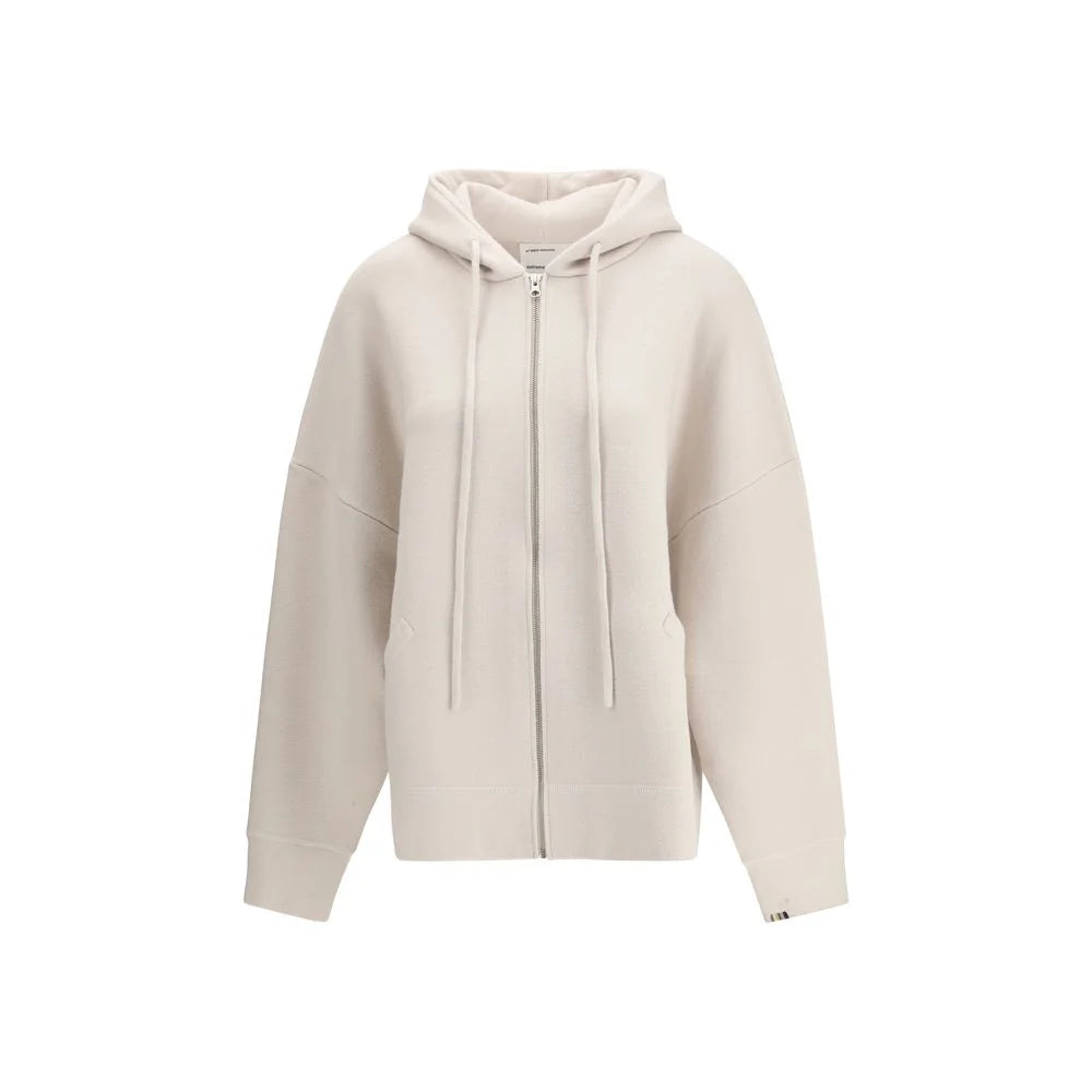 Extreme Cashmere White Cashmere Hoodie - One Size