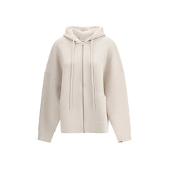 Extreme Cashmere White Cashmere Hoodie - One Size