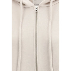 Extreme Cashmere White Cashmere Hoodie - One Size