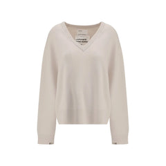 Extreme Cashmere White Cashmere Cashmere Sweater - One Size