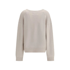 Extreme Cashmere White Cashmere Cashmere Sweater - One Size