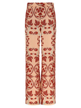 Pantaloni casual din mătase multicolor F.R.S. - FOR RESTLESS SLEEPERS
