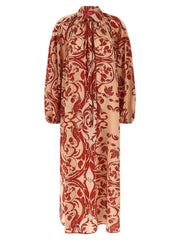 F.R.S. - FOR RESTLESS SLEEPERS Multicolor Silk Long Dress - S