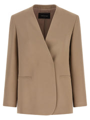 Fabiana Filippi Beige Acetate Blazer - IT40