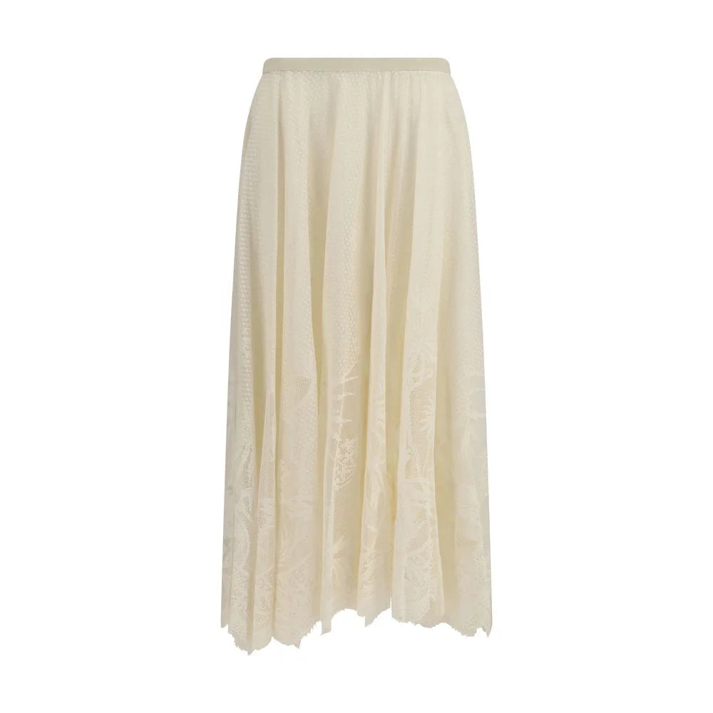 Fabiana Filippi Beige Lång Skirt i Bomull - IT44 | L