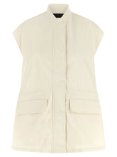 Fabiana Filippi Beige Cotton Sleeveless Jacket