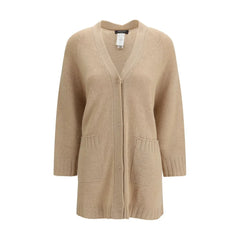 Fabiana Filippi Beige Fleece Wool Cardigan - IT42 | L