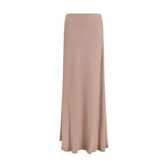 Fabiana Filippi Beige Lyocell Long Skirt