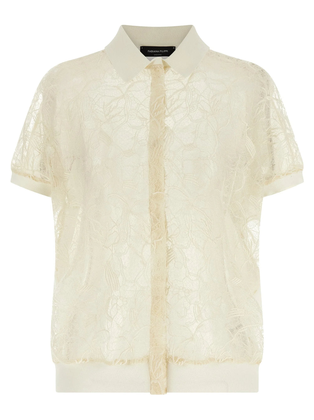 Fabiana Filippi Beige Silk Cardigan - IT42