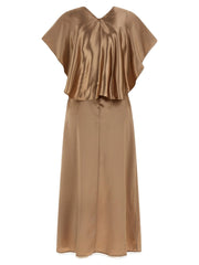 Fabiana Filippi Beige Viscose Midi Dress - IT40