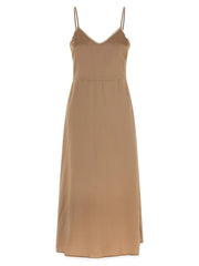 Fabiana Filippi Beige Viscose Midi Dress - IT40