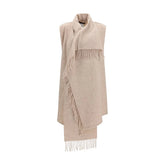 Fabiana Filippi Beige Wool Oves Aries Scarf