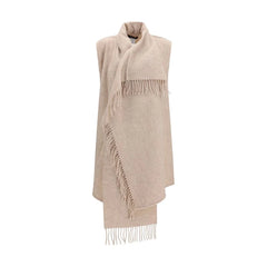 Fabiana Filippi Beige Wool Oves Aries Scarf