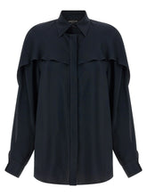 Fabiana Filippi Blue Acetate Blouse