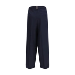 Fabiana Filippi Blue Polyester Casual Pants