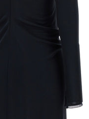 Fabiana Filippi Blue Viscose Long Dress