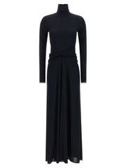 Fabiana Filippi Blue Viscose Long Dress