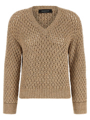 Fabiana Filippi Brown Cotton Cardigan