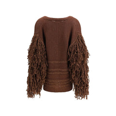 Fabiana Filippi Fringes Cardigan - IT42 | L - Cardigans