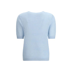 Fabiana Filippi Light Blue Polyester Sweatshirt