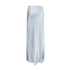 Fabiana Filippi Light Blue Viscose Long Skirt