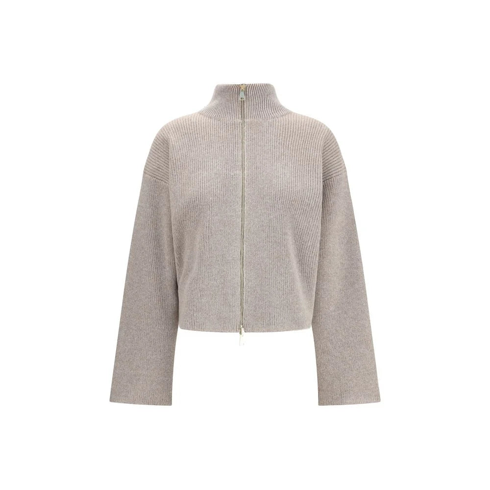 Fabiana Filippi Reversible Platinum Mohair Jacket - IT40 | M - Wrap Coats