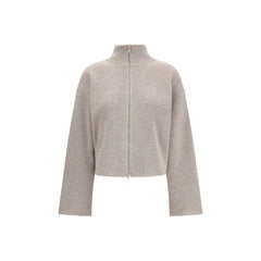 Fabiana Filippi Reversible Platinum Mohair Jacket - IT40 | M - Wrap Coats