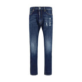 Dsquared² Blue Cotton Jeans Denim
