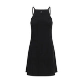 Courrèges Black Viscose Casual Dress