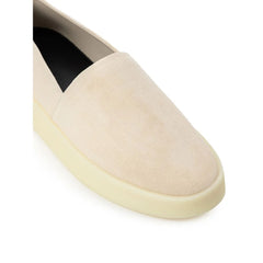 Fear Of God Beige Leather Slip-On Loafer - EU43/US10 - Flats