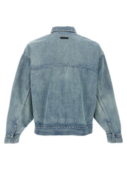 Fear Of God Blue Cotton Denim Jacket - L