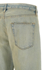Fear Of God Blue Cotton Straight-Leg Jeans - W30