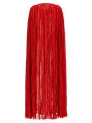 FEDERICA BONIFACI Multicolor Silk Long Dress - One Size