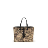 Fendi Beige Calf Leather Bos Taurus Shoulder Bag