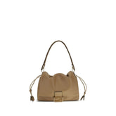 Fendi Beige Calf Leather Bos Taurus Shoulder Bag