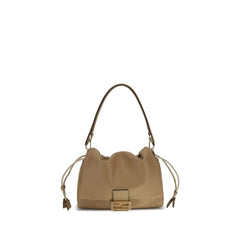 Fendi Beige Calf Leather Bos Taurus Shoulder Bag