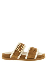Slingsback en veau beige Fendi
